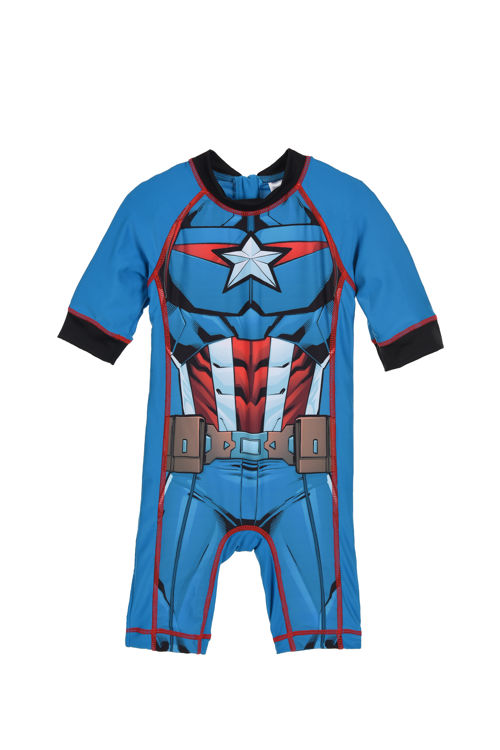 Picture of ET1761 - AVENGERS BOYS ALL IN ONE SWIMWEAR 40+ UV PROTECTION